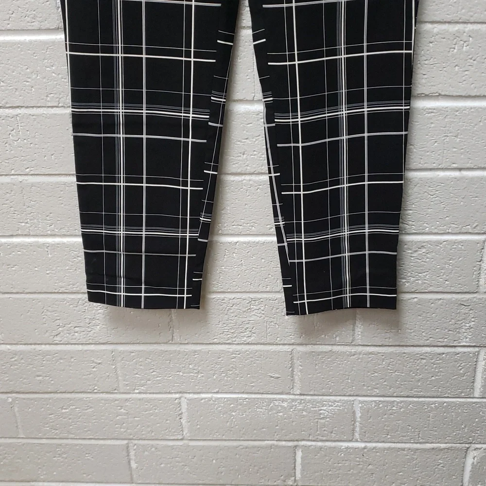 Chicos Black and White Checkered Womens Pants - Picture 5 of 7